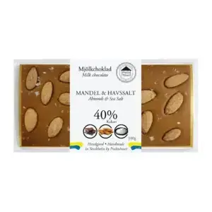 finska och svenska produkter choklad chokladkakor mandel havssalt